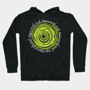 Return to the Soul,fluorescent color,arrow Hoodie